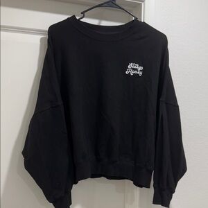 Salty Honey Black Crewneck